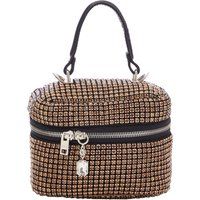 Glamouröse Box-Handtasche mit Strass