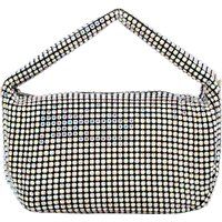 Schillernde juwelenbesetzte Abendhandtasche