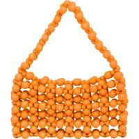 Geometrische Schultertasche im Perlen-Stil