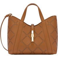 Laser-Cut Leder Henkeltasche