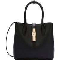 Elegante Henkeltasche aus genarbtem Leder