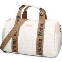 Elegante Boston-Tasche mit Monogramm-Print