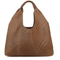 Geflochtene Leder-Handtasche