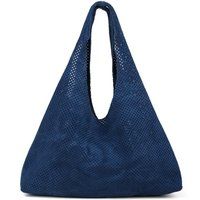 Perforierte Slouchy Leder-Hobo