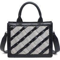 Henkeltasche mit Web-Detail