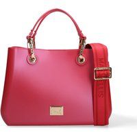 Strukturierte Handtasche aus veganem Leder