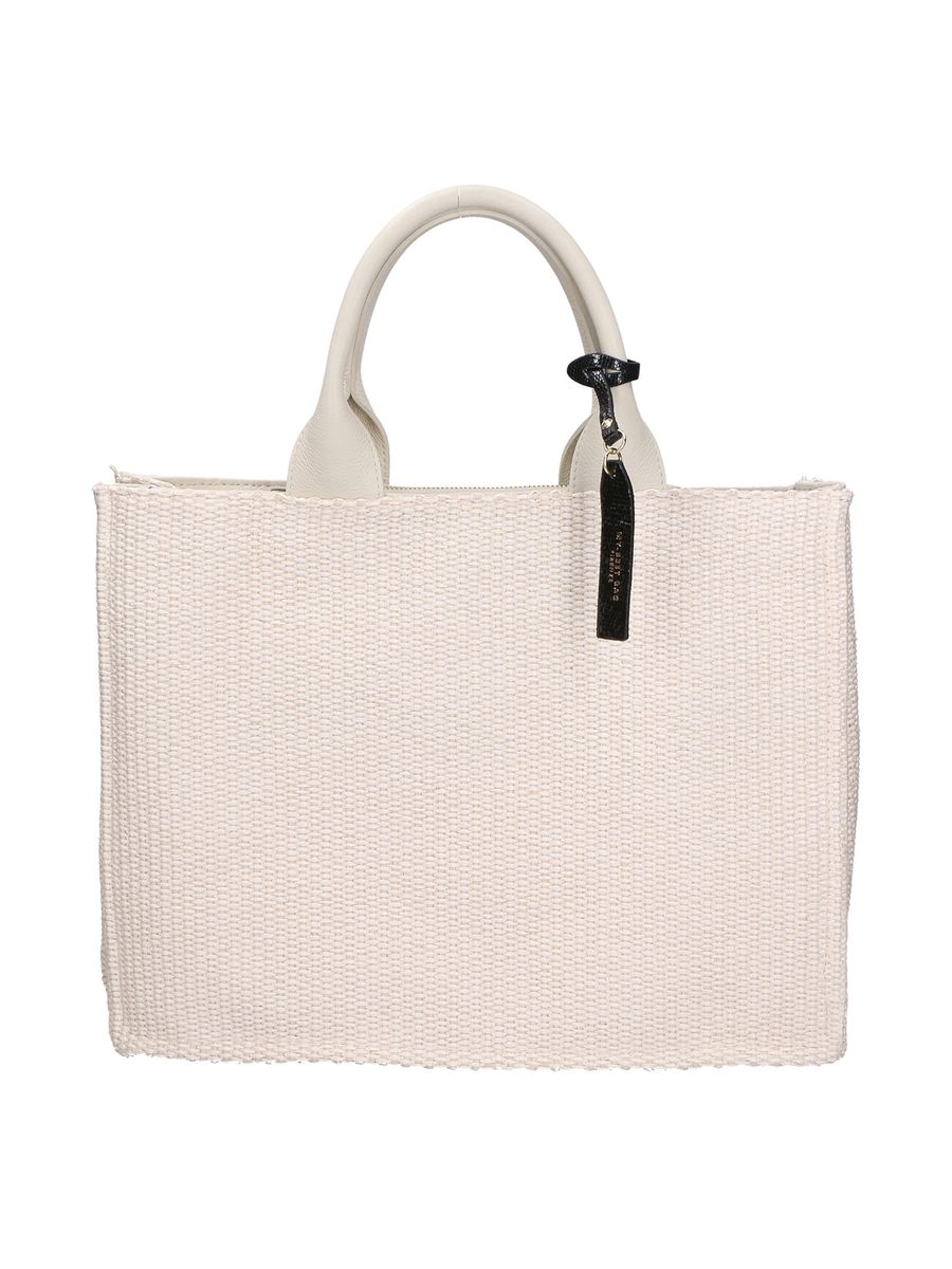 Strukturierte Shopper-Tasche aus Webstoff