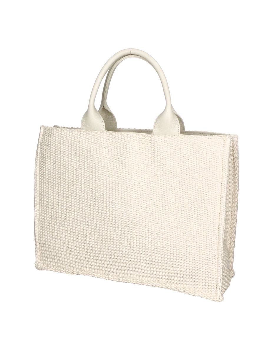Strukturierte Shopper-Tasche aus Webstoff