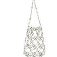 Filigran Perlenbesetzte Gitter-Handtasche
