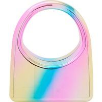 Schillernde Handtasche mit Ombré-Farbverlauf