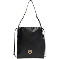Lässige Schultertasche mit Kordelzug