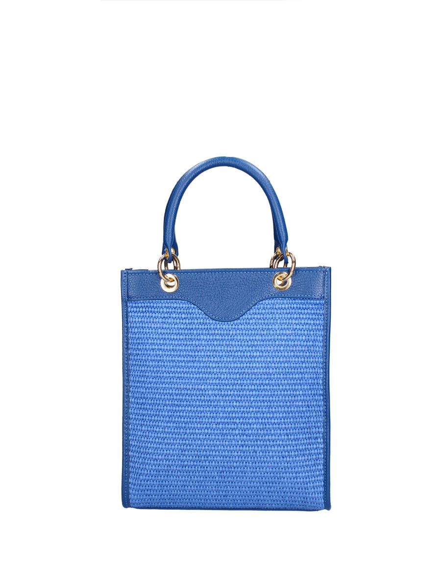 Strukturierte Handtasche mit Web-Optik