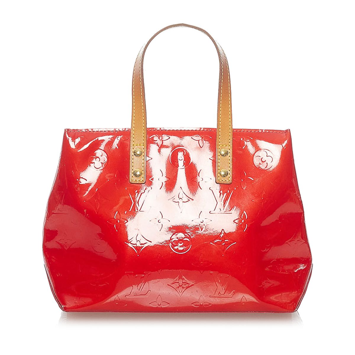 Tote Tasche aus Monogramm Lackleder