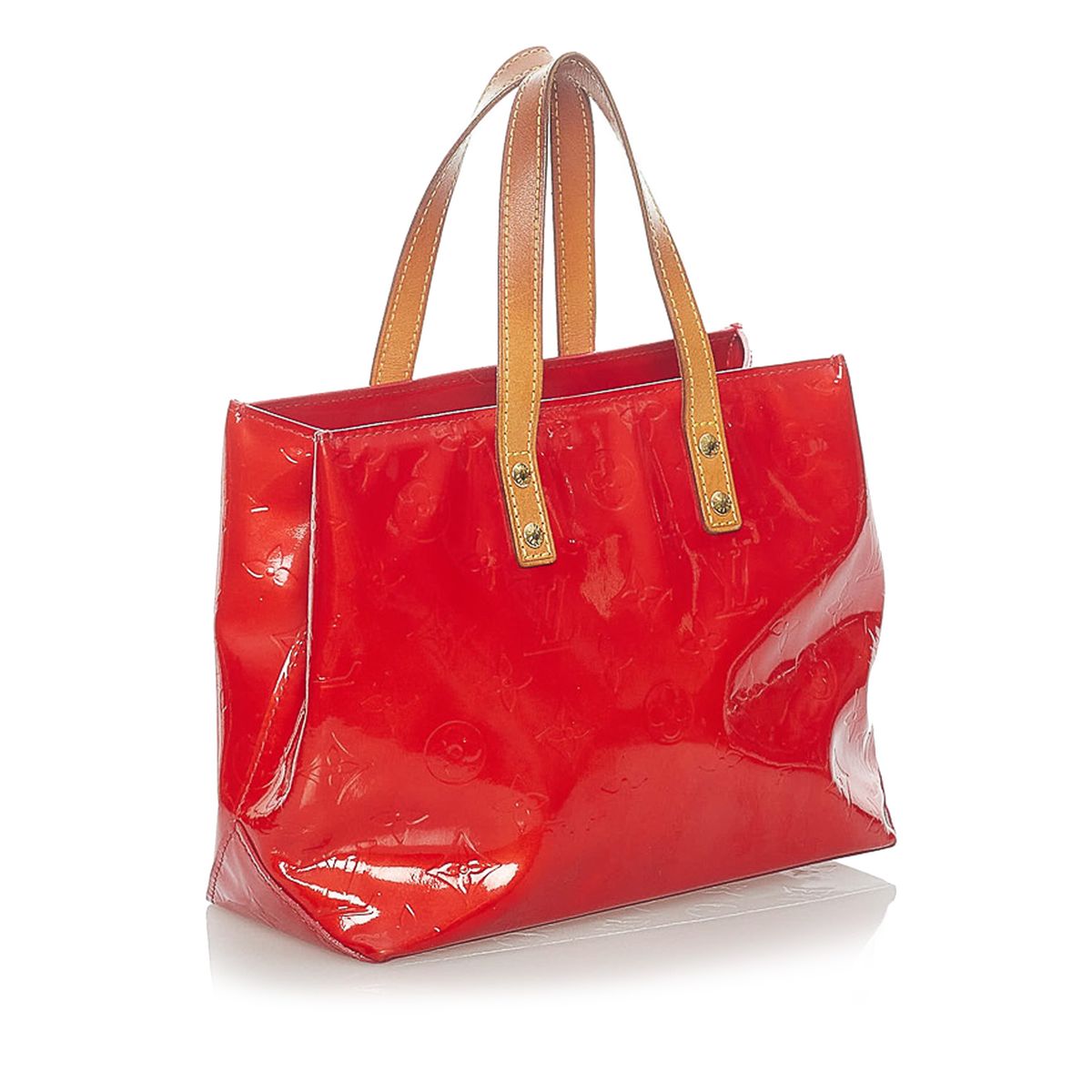 Tote Tasche aus Monogramm Lackleder