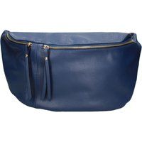 Große Gürteltasche aus genarbtem Leder