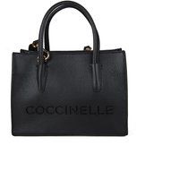 Strukturierte Handtasche aus genarbtem Leder