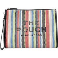 Bunte Gestreifte Logo-Pouch