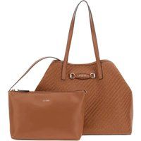 Shopper mit Webstruktur und Pouch