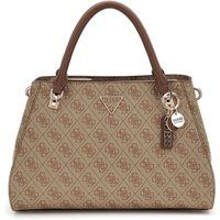 Strukturierte Monogramm-Henkeltasche mit Anhänger