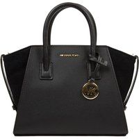 Strukturierte Satchel-Handtasche aus Leder
