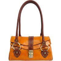 Vintage-Leder-Schultertasche