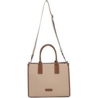 Strukturierte Shopper in Canvas-Optik