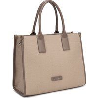 Shopper-Tasche in Canvas-Optik
