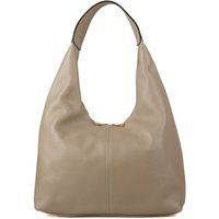 Minimalistische Hobo-Tasche aus genarbtem Leder