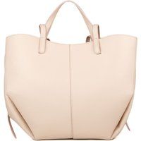 Strukturierte Handtasche aus genarbtem Leder