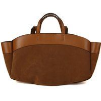 Shopper aus gemischtem Leder