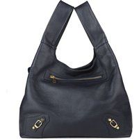 Lässige Hobo-Tasche aus Leder