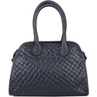 Geflochtene Leder-Henkeltasche