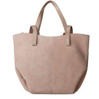 Minimalistische Tote-Bag aus weichem Wildleder