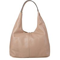 Minimalistische Leder-Hobo-Tote