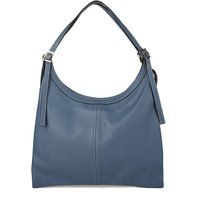 Gekörnte Leder Hobo Schultertasche