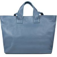 Genarbte Leder-Shopper-Tasche