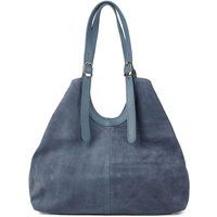 Große Shopper-Tasche aus Wildleder
