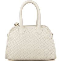 Elegante Tragetasche aus geflochtenem Leder