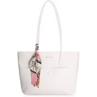 Elegante strukturierte Shopper mit Tuch