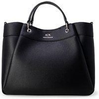 Strukturierter Shopper mit Logo-Gurt