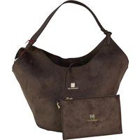 Marina Schultertasche in Wildlederoptik