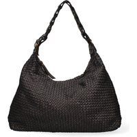 Geflochtene Leder-Hobo-Schultertasche