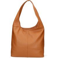 Minimalistische Hobo-Tasche aus genarbtem Leder
