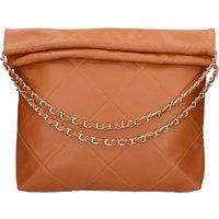 Gesteppte Leder-Schultertasche Violante