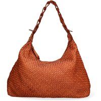 Geflochtene Leder-Hobo-Schultertasche
