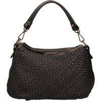 Geflochtene Leder-Schultertasche