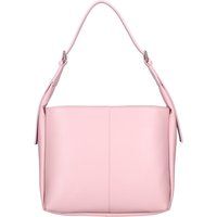 Minimalistische Schultertasche aus genarbtem Leder