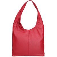 Lässige Hobo aus genarbtem Leder