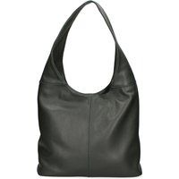 Minimalistische Hobo-Tasche aus genarbtem Leder