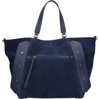 Shopper aus Wildleder mit Nietenverzierung